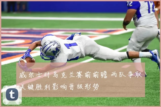威尔士对乌克兰赛前前瞻 两队争取关键胜利影响晋级形势